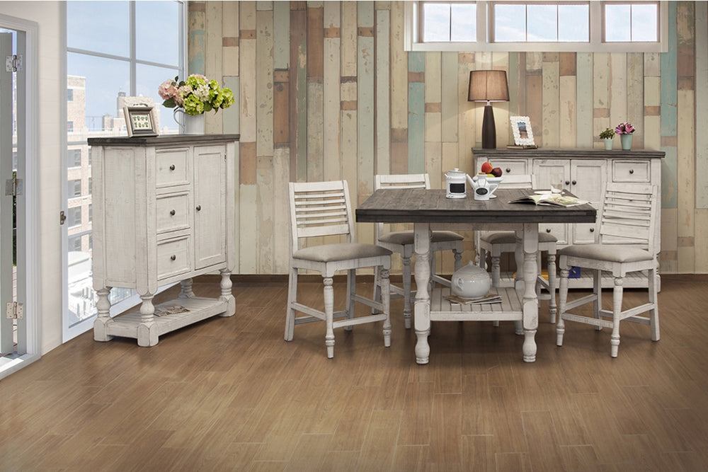 Stone-Turned Legs 24" Barstool