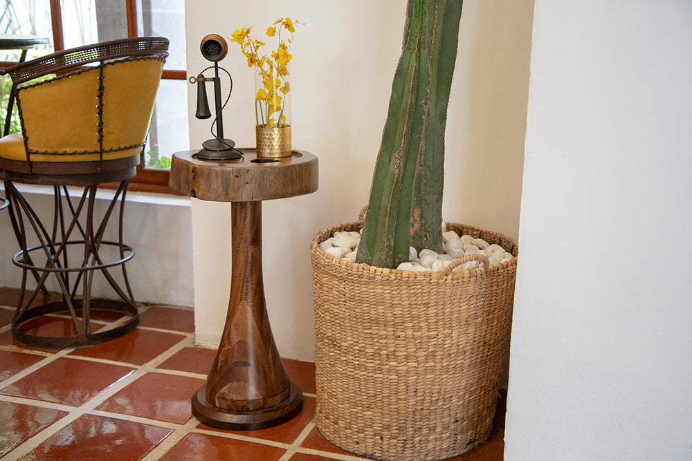 Vivo-Mesa Martini con base de madera