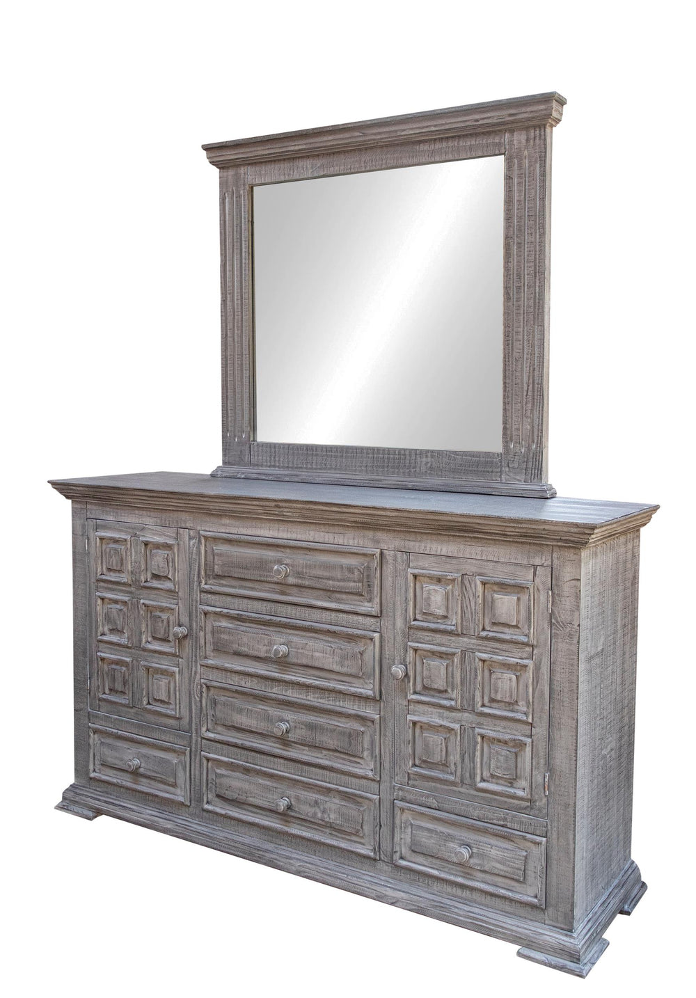 Terra Gray-Cómoda, 6 cajones, 2 puerta