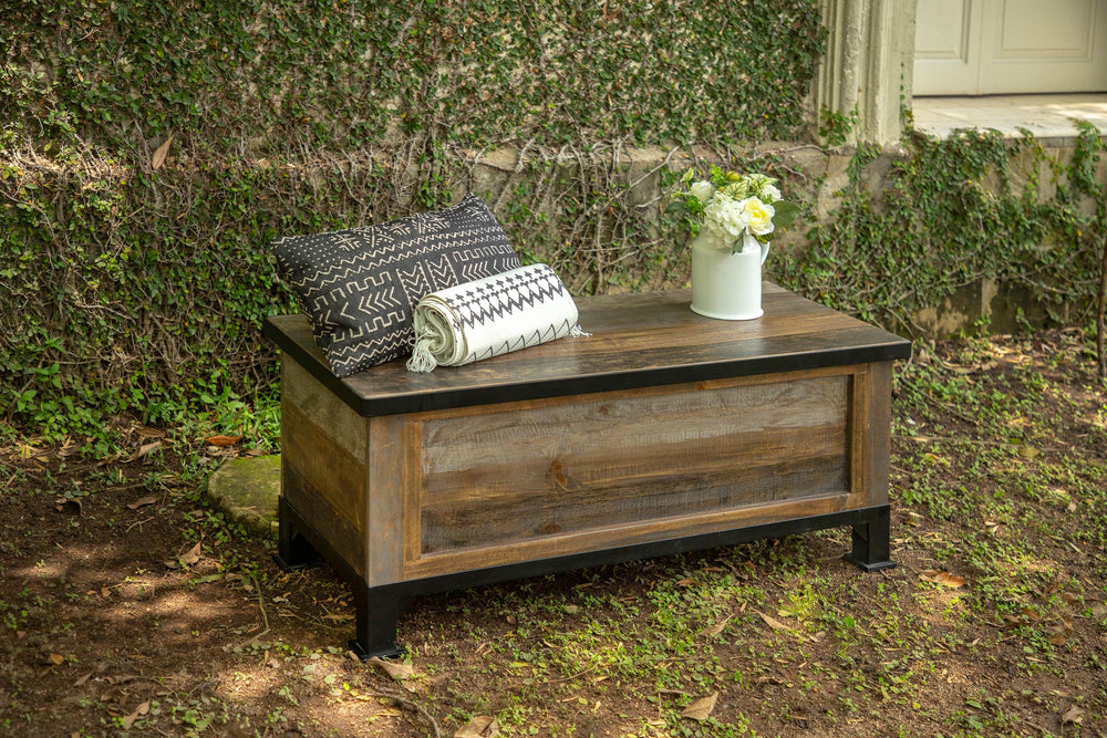 Antique Gray-Baul de dormitorio