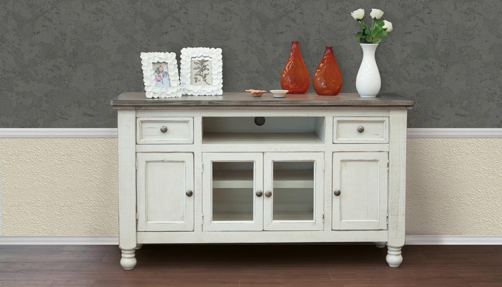 Stone-2 Drawer 4 Doors 60" TV Stand