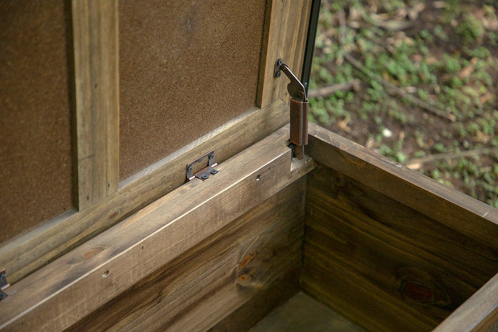 Antique Gray-Baul de dormitorio