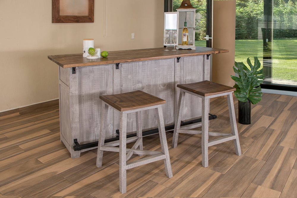 Pueblo Gray-30" Stool