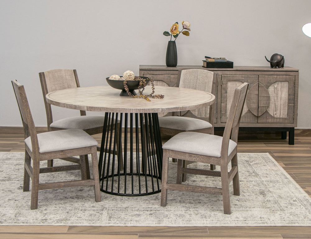Cosalá-Silla de madera con asiento tapizado