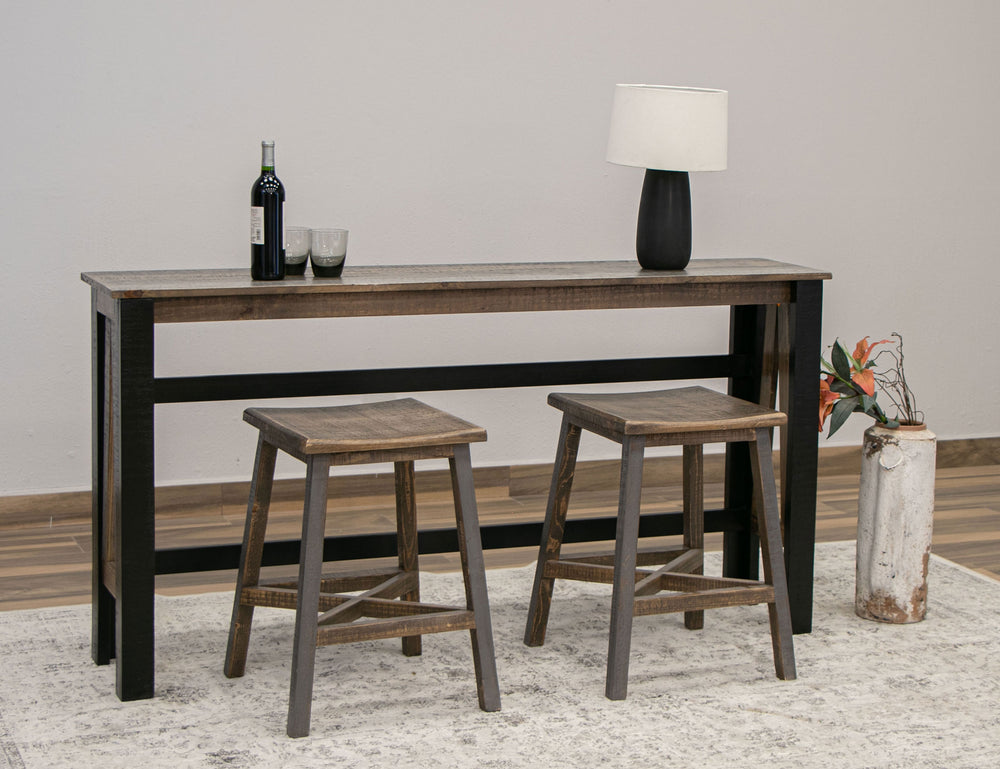 Loft Brown-Bar Height Sofa Table