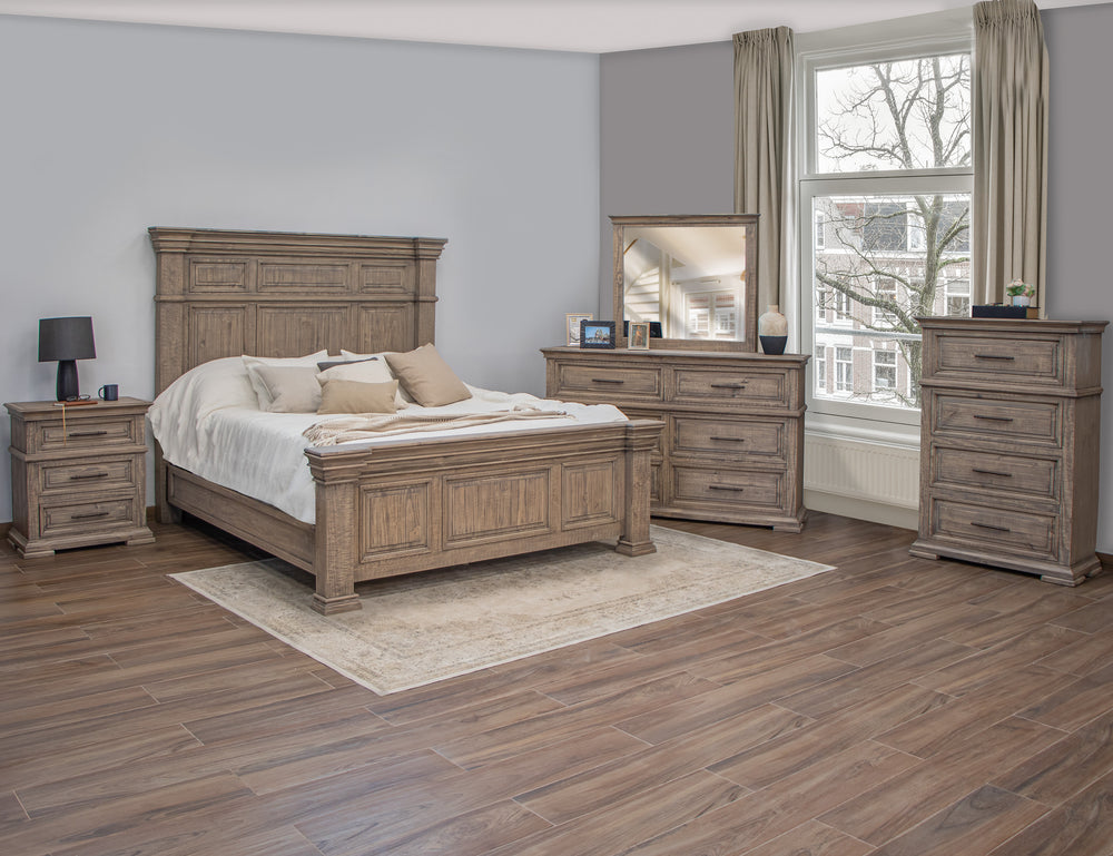 Royal-3 Drawer Nightstand