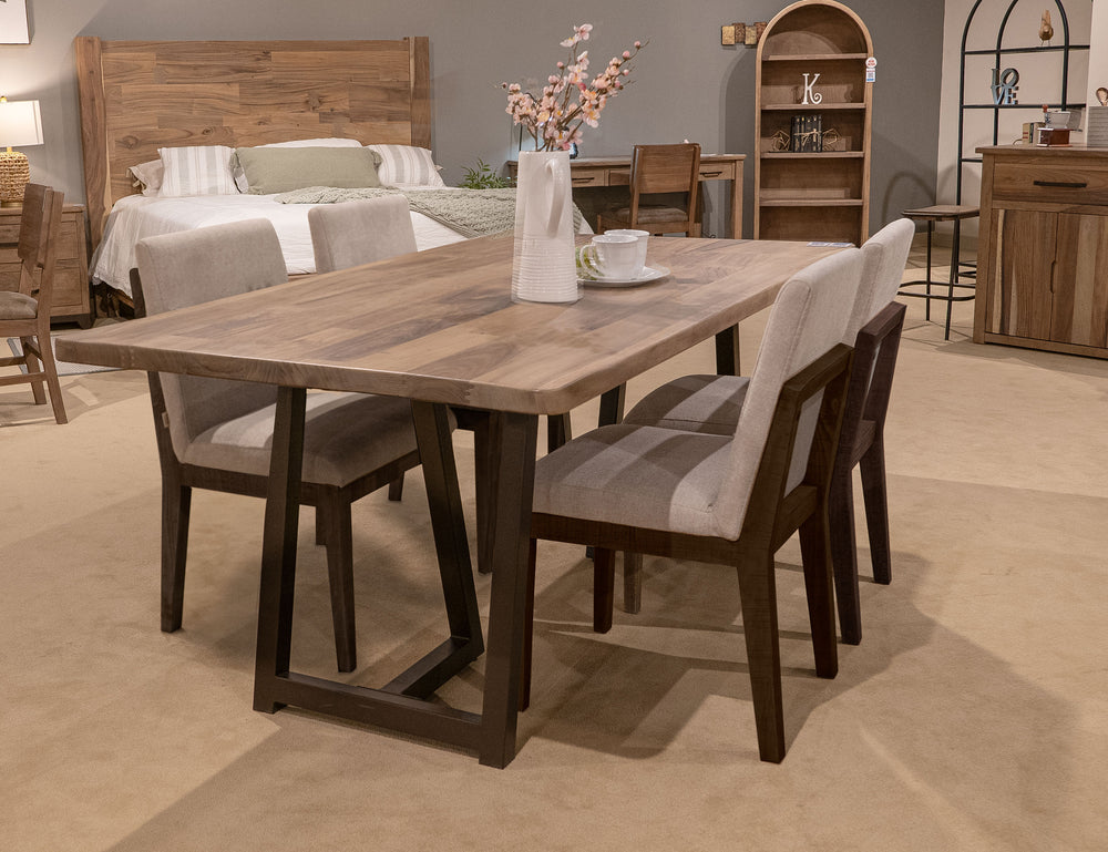 Natural Parota-Base mesa de comedor