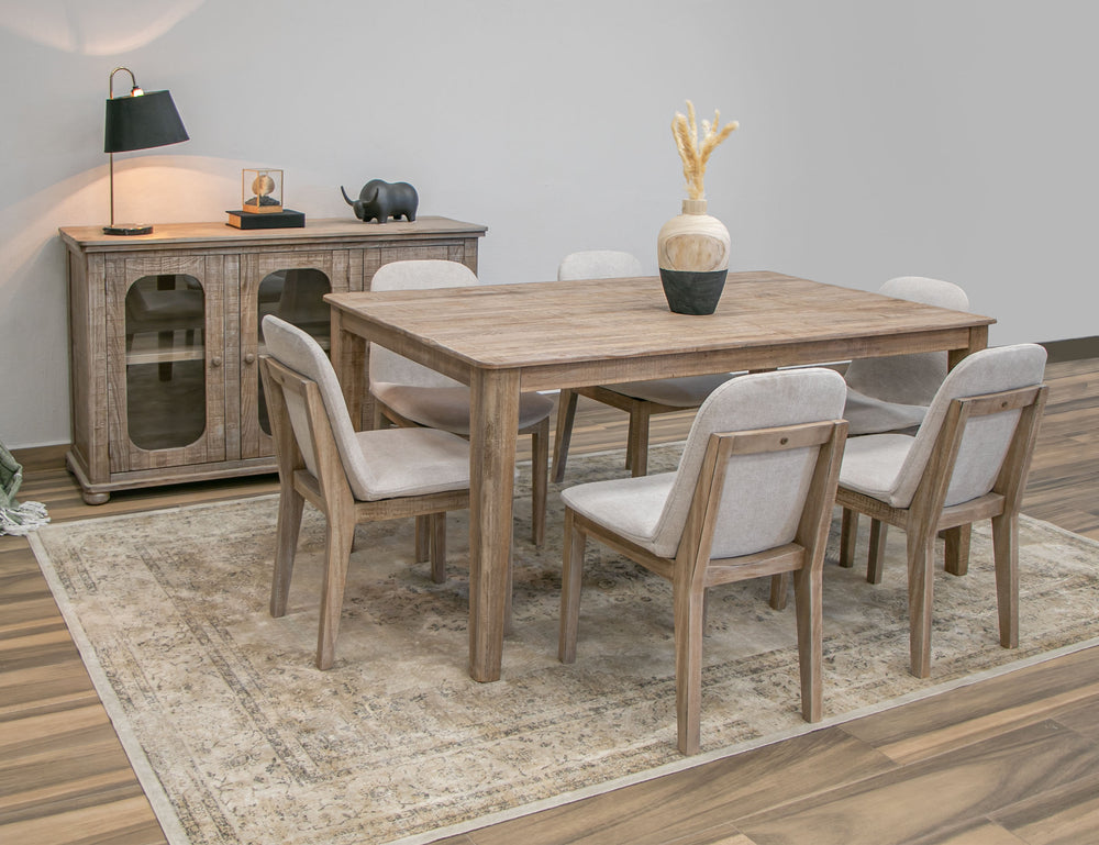 Sahara-Upholstered Wooden Chair