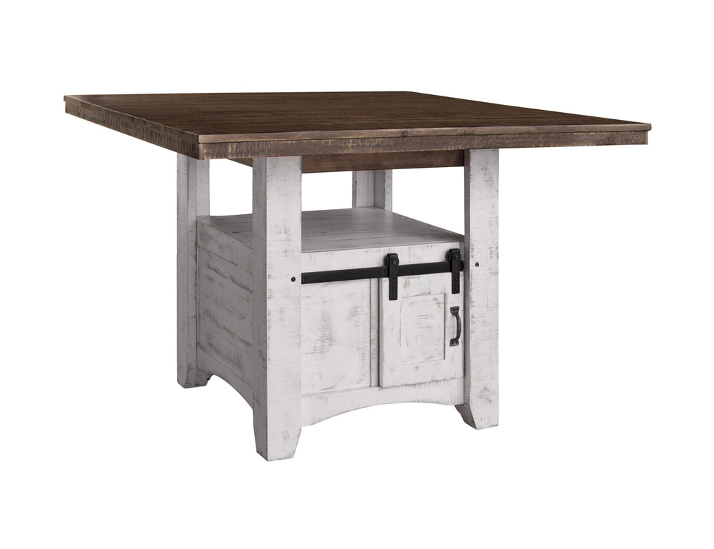 Pueblo White-Mesa mostrador con puerta corredera base de caja