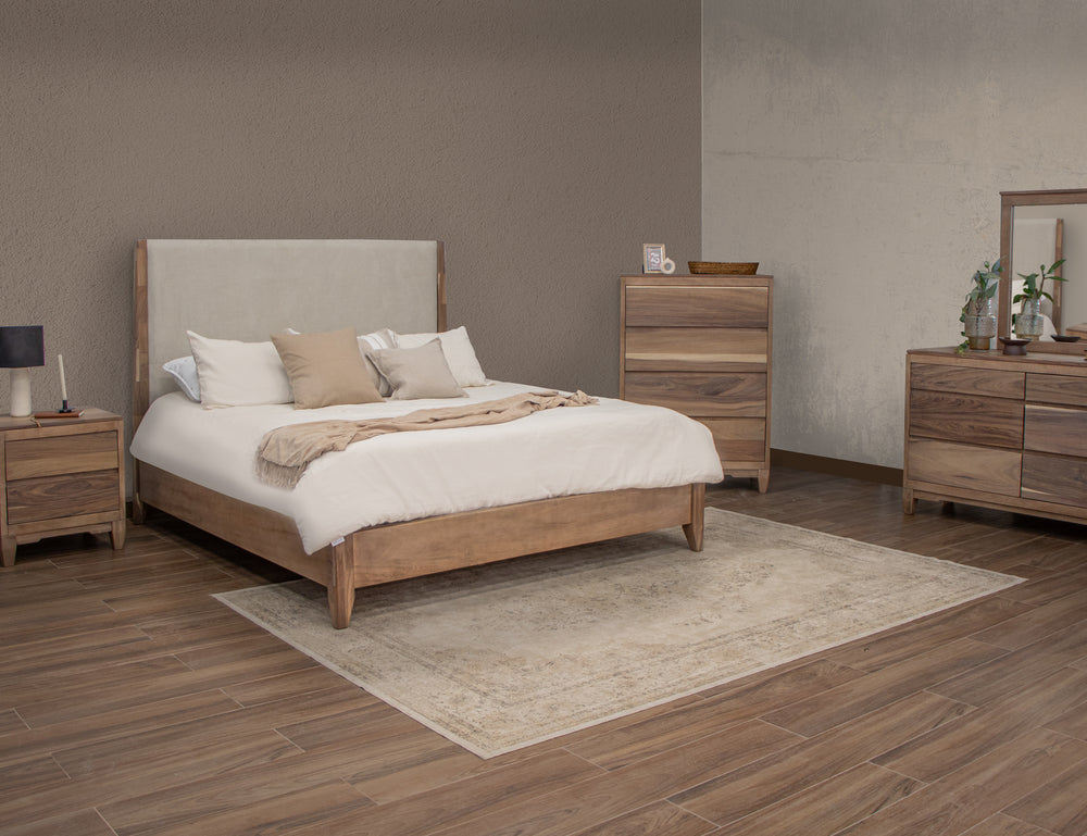 Parota Nova-2 Drawer Nightstand