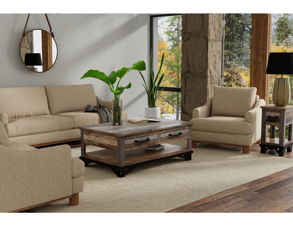 Olimpia-Wooden Frame & Base, Sofa