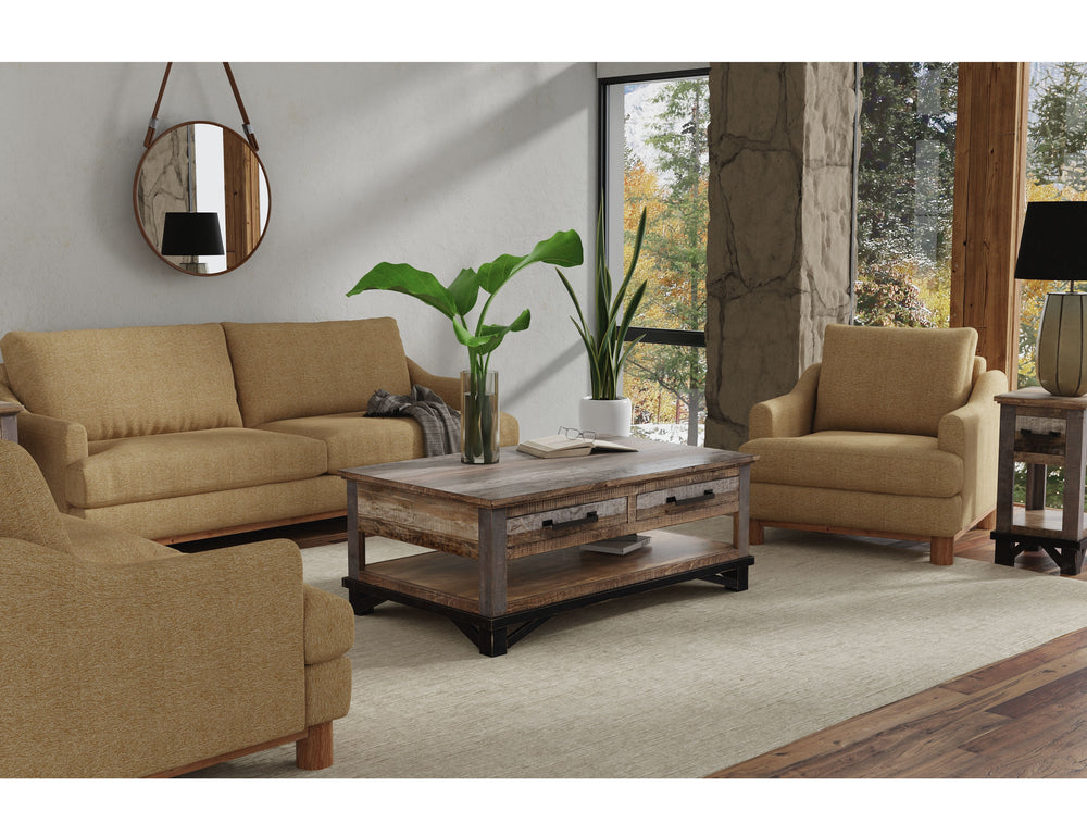 Olimpia-Wooden Frame & Base, Sofa