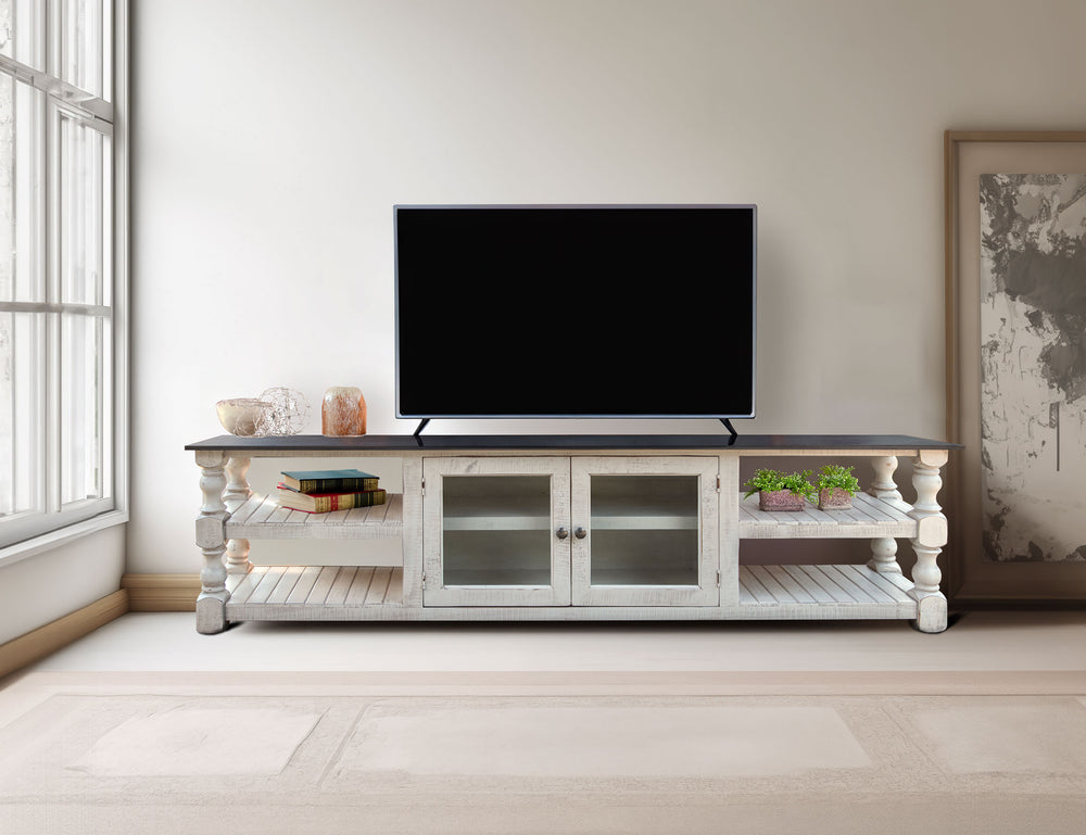 Stone-2 Door 93" TV Stand