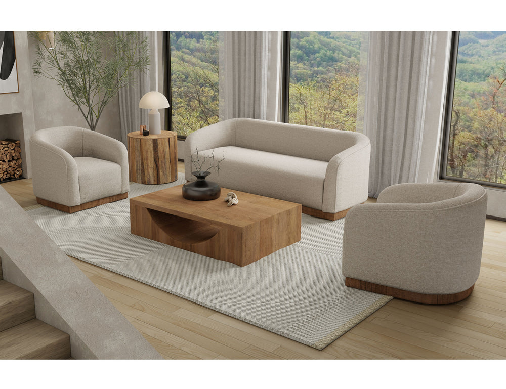 Suomi-Estructura y base de madera, Loveseat