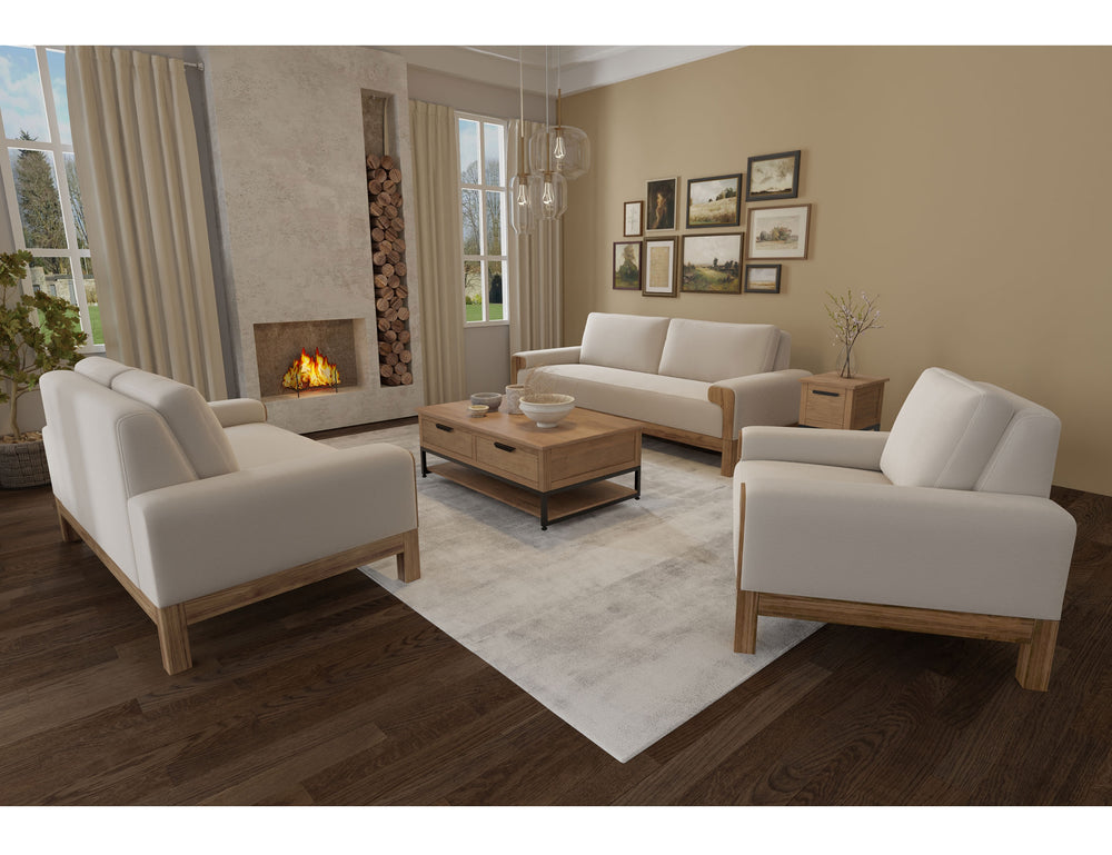 Sedona-Sillón, estructura y base de madera