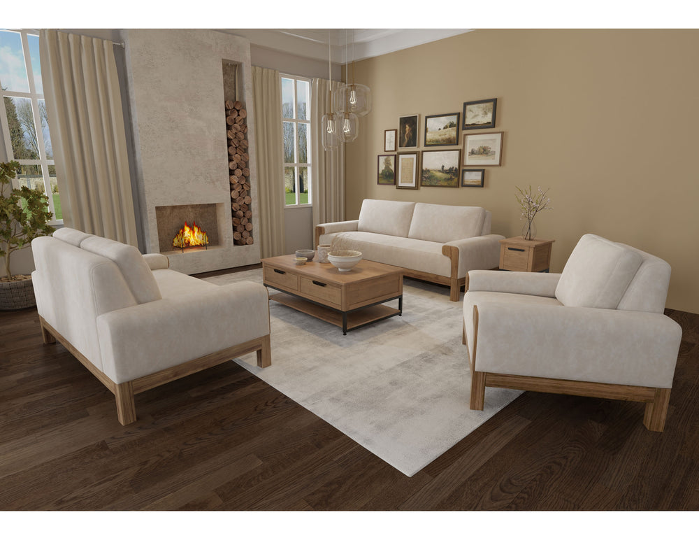 Sedona-Sillón, estructura y base de madera