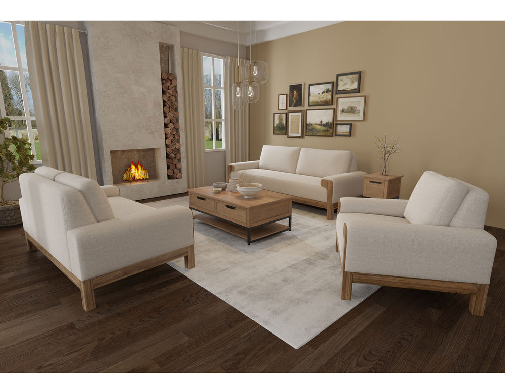 Sedona-Sillón, estructura y base de madera