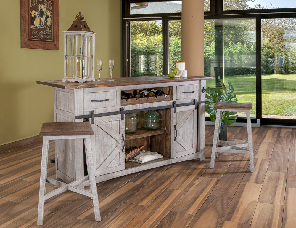 Pueblo Gray-2 Drawer Door Bar