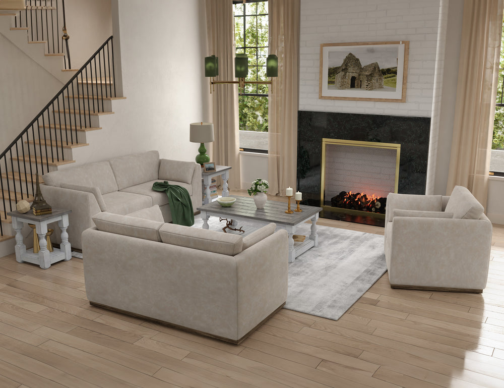 Vallarta-Estructura y base de madera, Loveseat