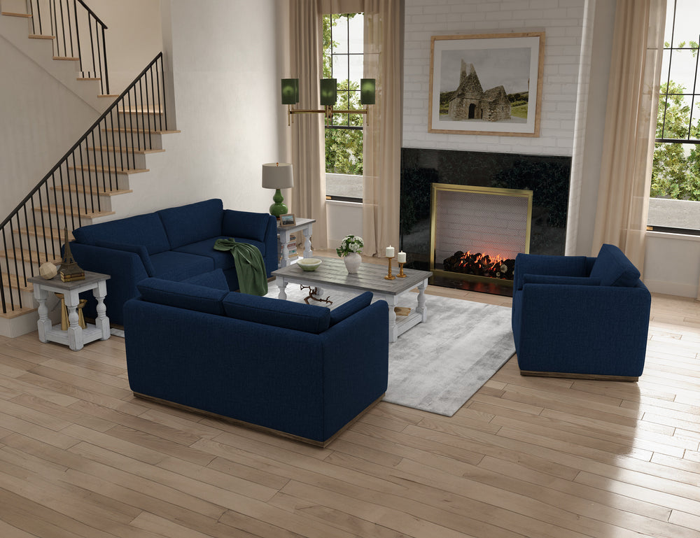 Vallarta-Estructura y base de madera, Loveseat