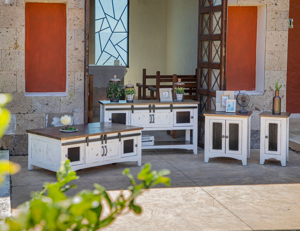 Pueblo White-Mesa auxiliar, 1 puerta con malla