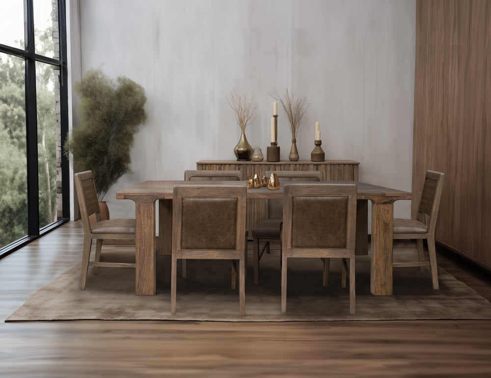 Mezquite-Mesa de madera