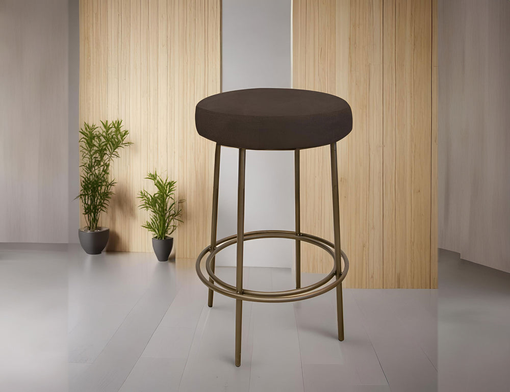 Frida-Wooden Frame & Metal Base, 30" Stool