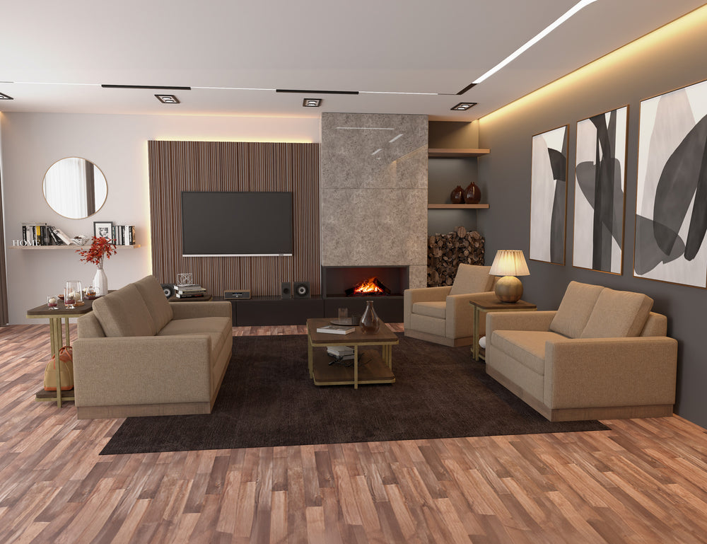 Georgia-Wooden Frame & Base, Sofa