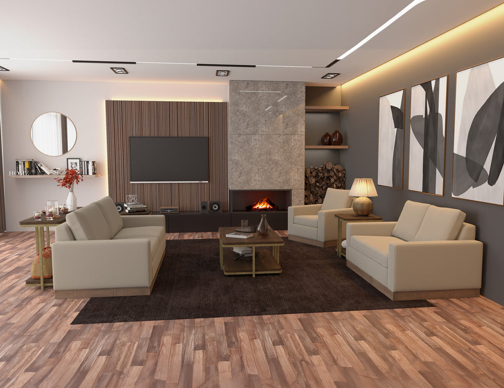 Georgia-Estructura y base de madera, Loveseat