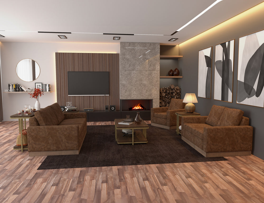 Georgia-Estructura y base de madera, Loveseat